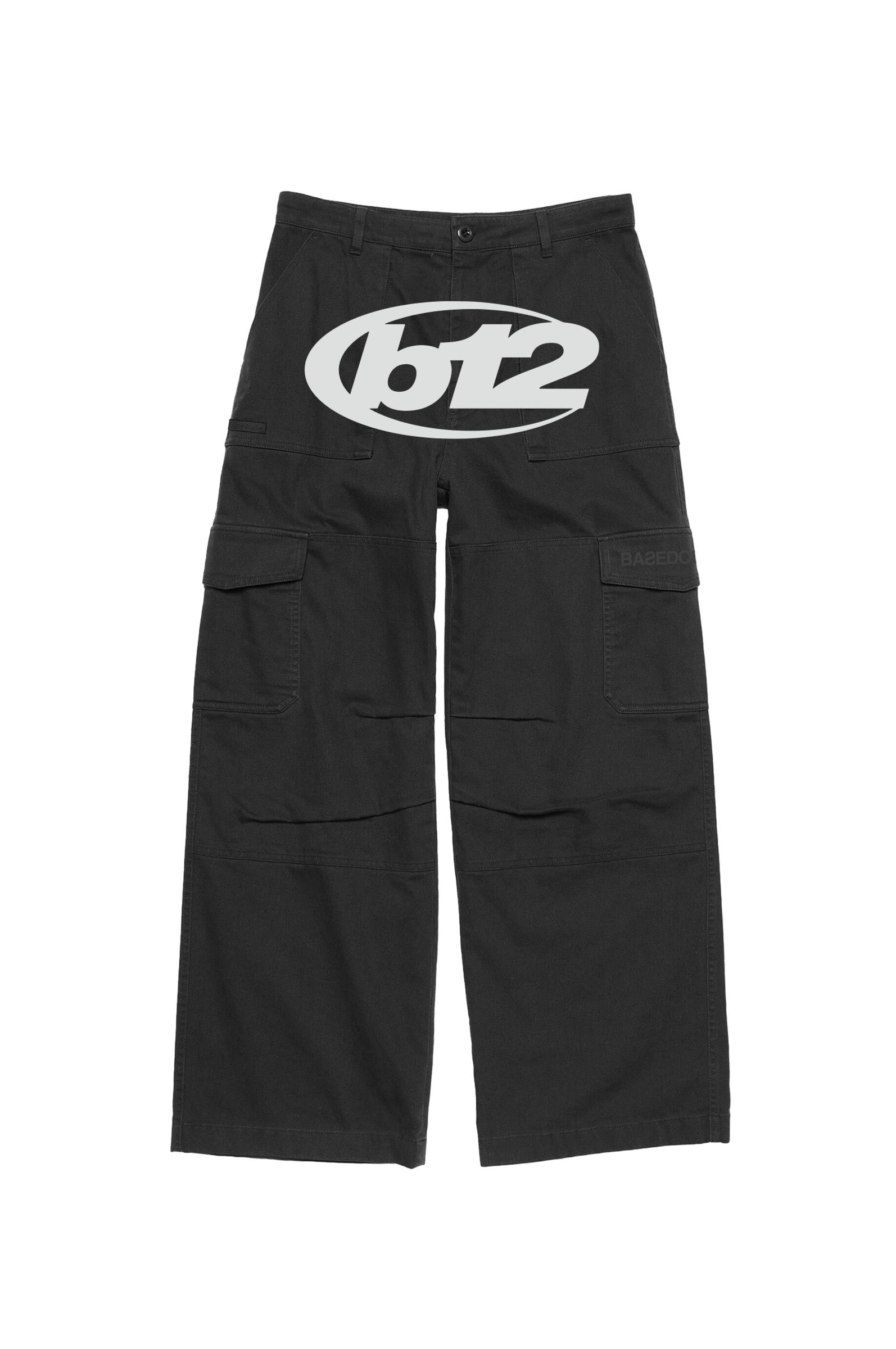 Cargo Pants "RACING MADE" 012 Black