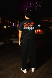 "TAVERNELLExBASEDODICI" Lifestyle Black T-Shirt