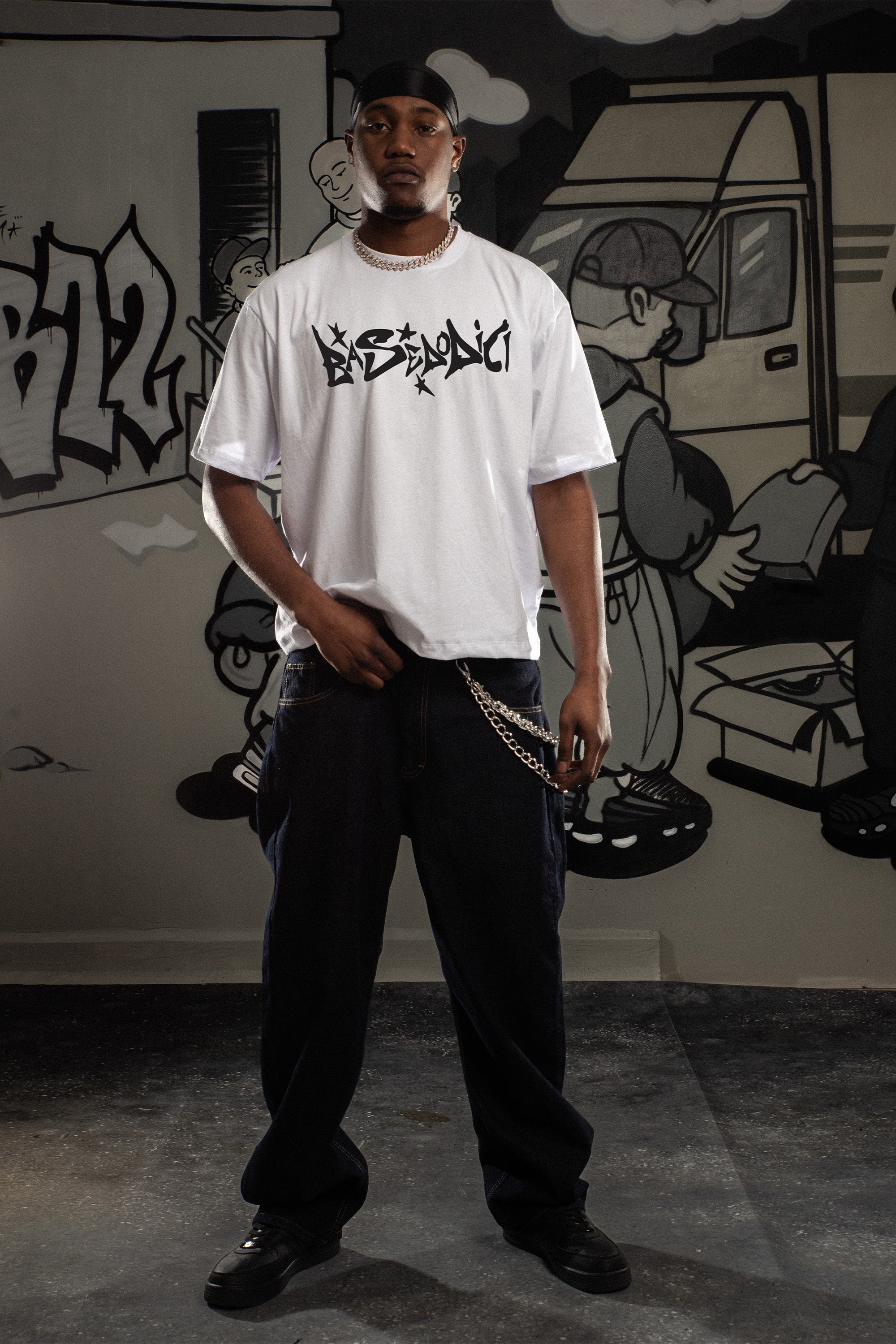 “THEICON” Graffiti White T-Shirt