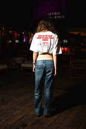T-Shirt "TAVERNELLExBASEDODICI" Amore White