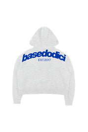 Full Zip "COMFY" Back Logo AshGrey/Blue