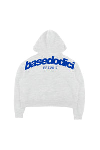 Full Zip “COMFY” Back Logo AshGrey/Blue