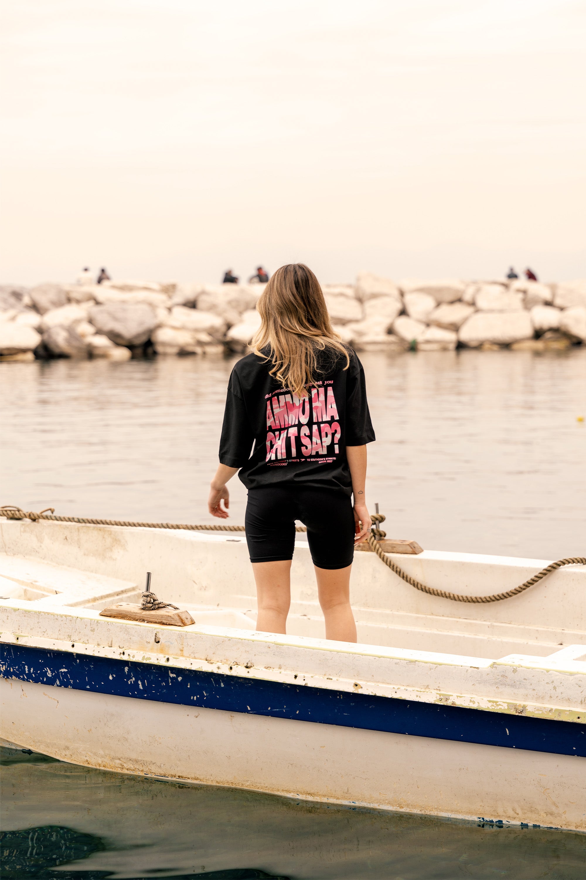 “AMMO” CHI'T'SAP T-Shirt Black/Camo Pink