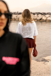 “AMMO” CHI'T'SAP White/Glitter T-Shirt