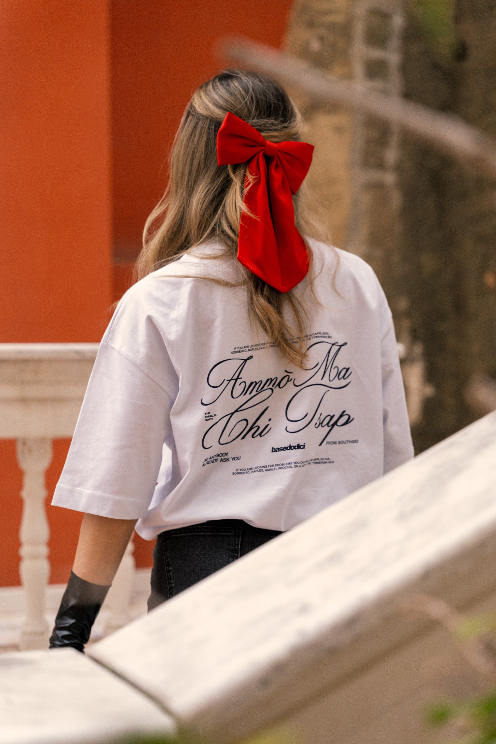 T-Shirt "AMMO" CHI'T'SAP White Italics