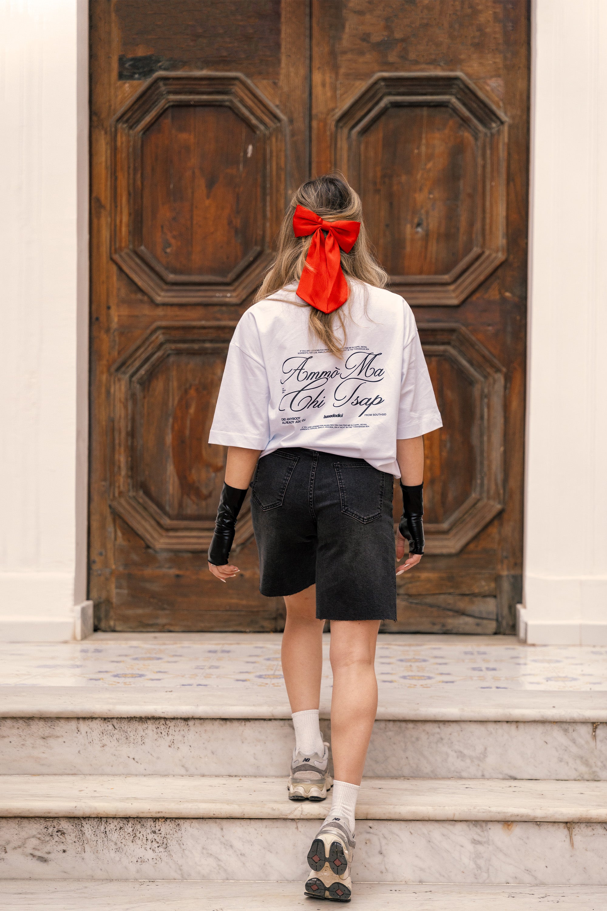 T-Shirt "AMMO" CHI'T'SAP White Italics