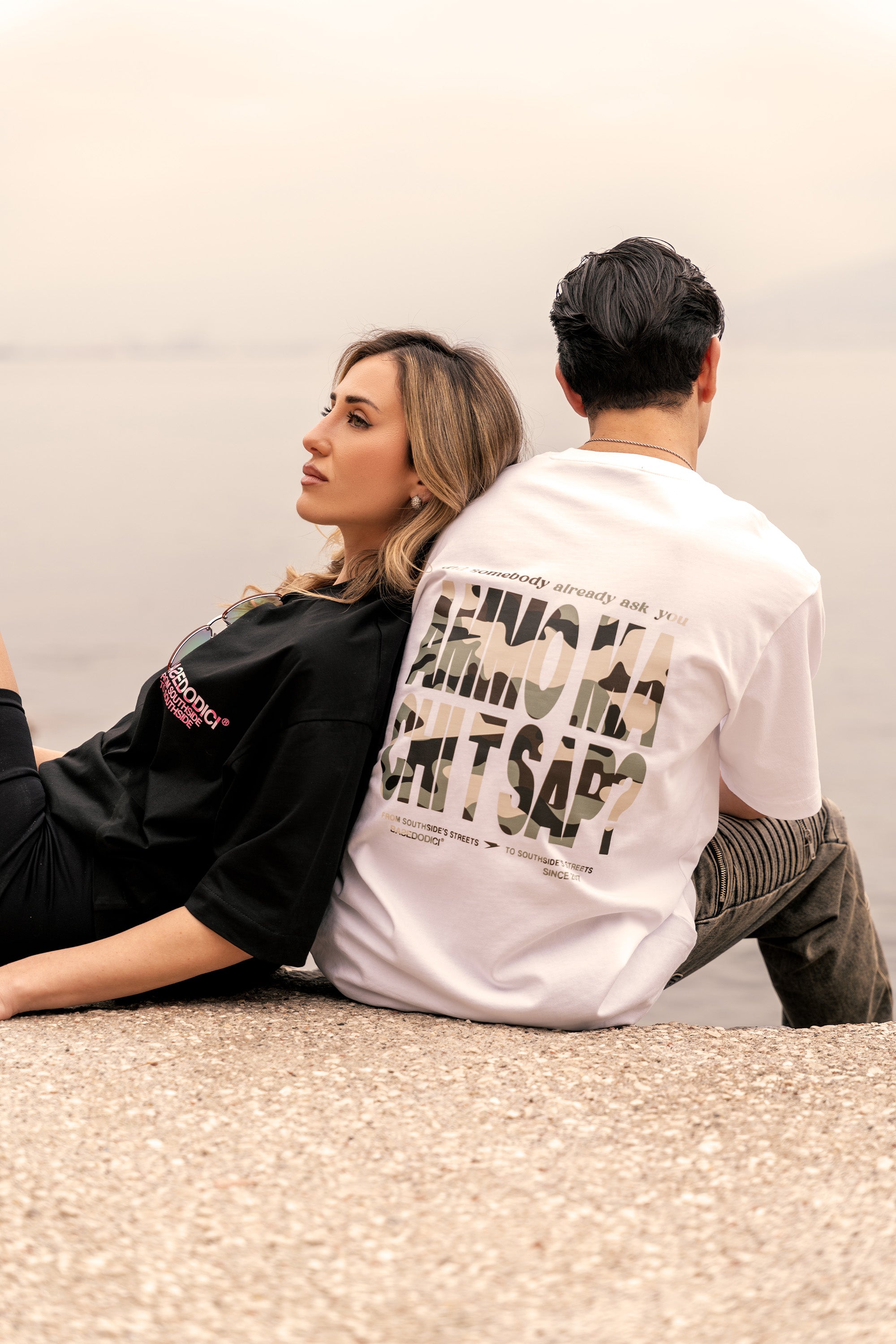 “AMMO” CHI'T'SAP White/Camo Green T-Shirt