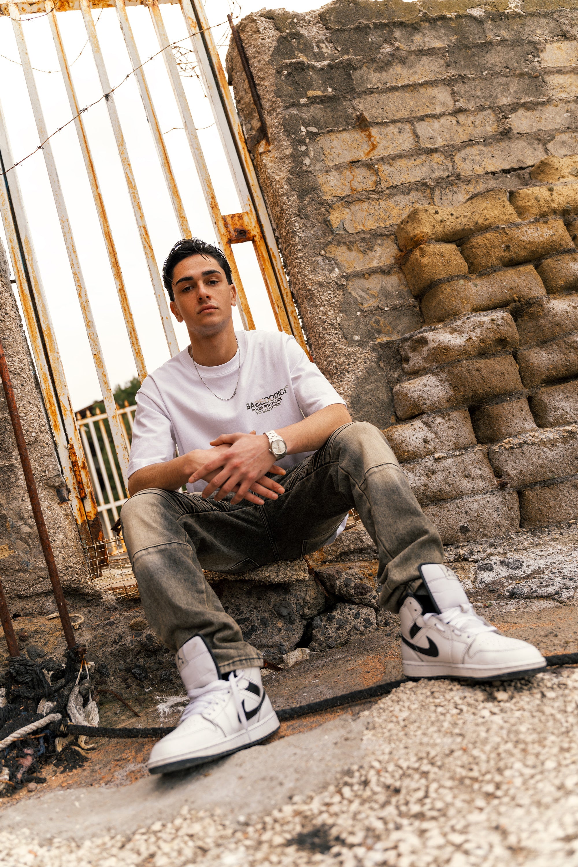 “AMMO” CHI'T'SAP White/Camo Green T-Shirt