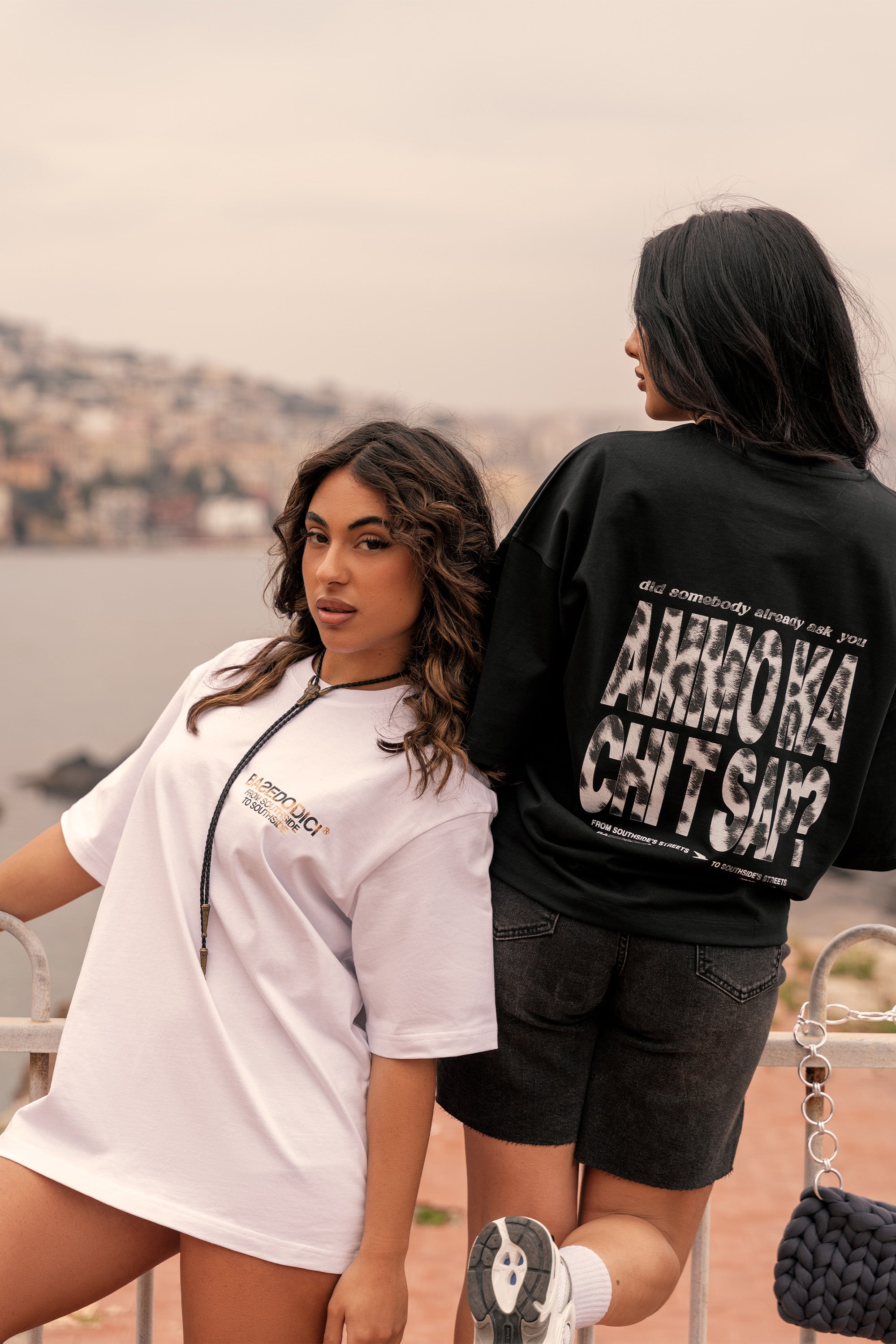 “AMMO” CHI'T'SAP T-Shirt Black/Animalier Grey