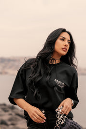 “AMMO” CHI'T'SAP T-Shirt Black/Animalier Grey