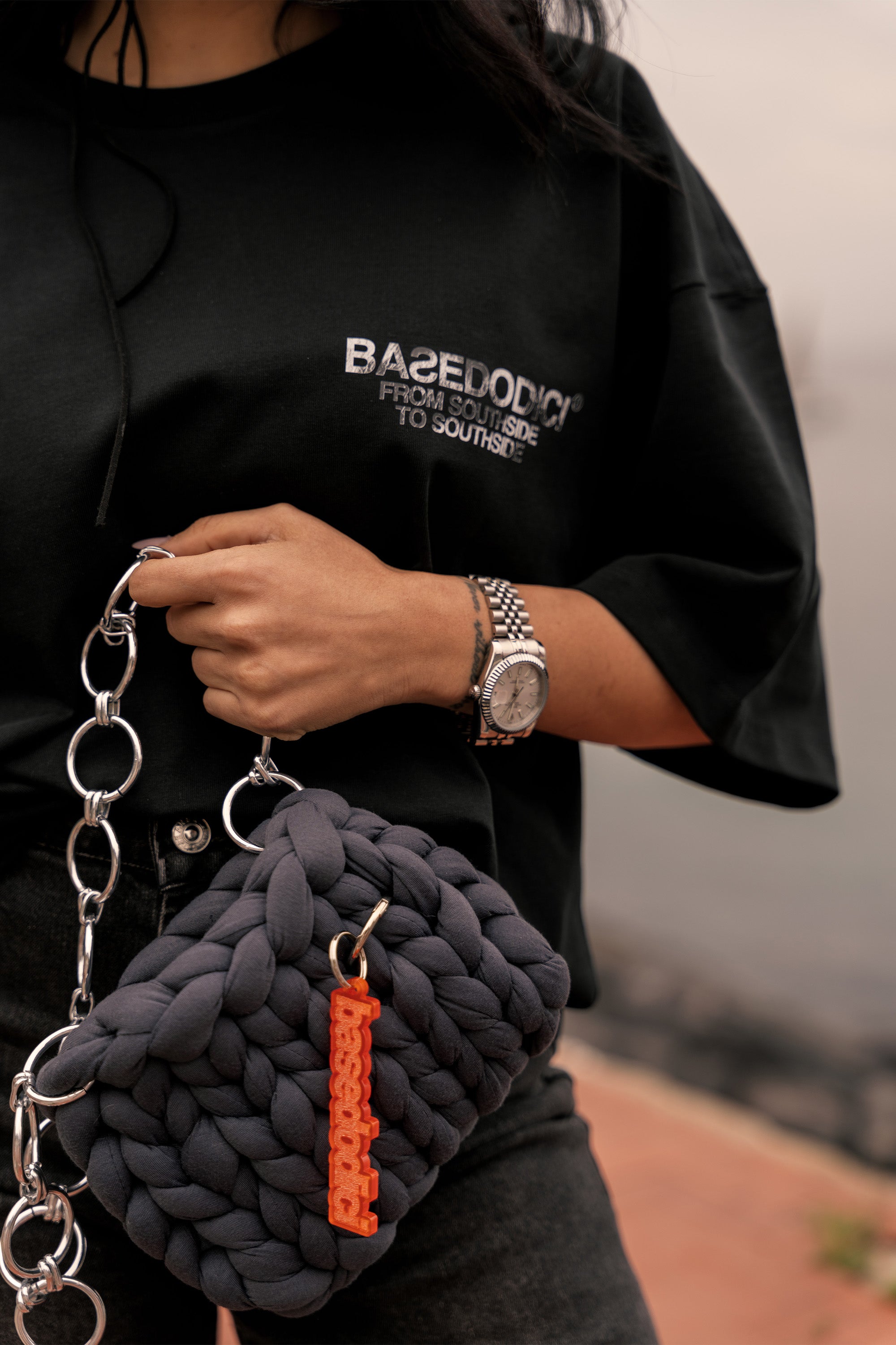 “AMMO” CHI'T'SAP T-Shirt Black/Animalier Grey