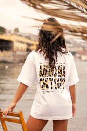 “AMMO” CHI'T'SAP T-Shirt White/Animalier Yellow