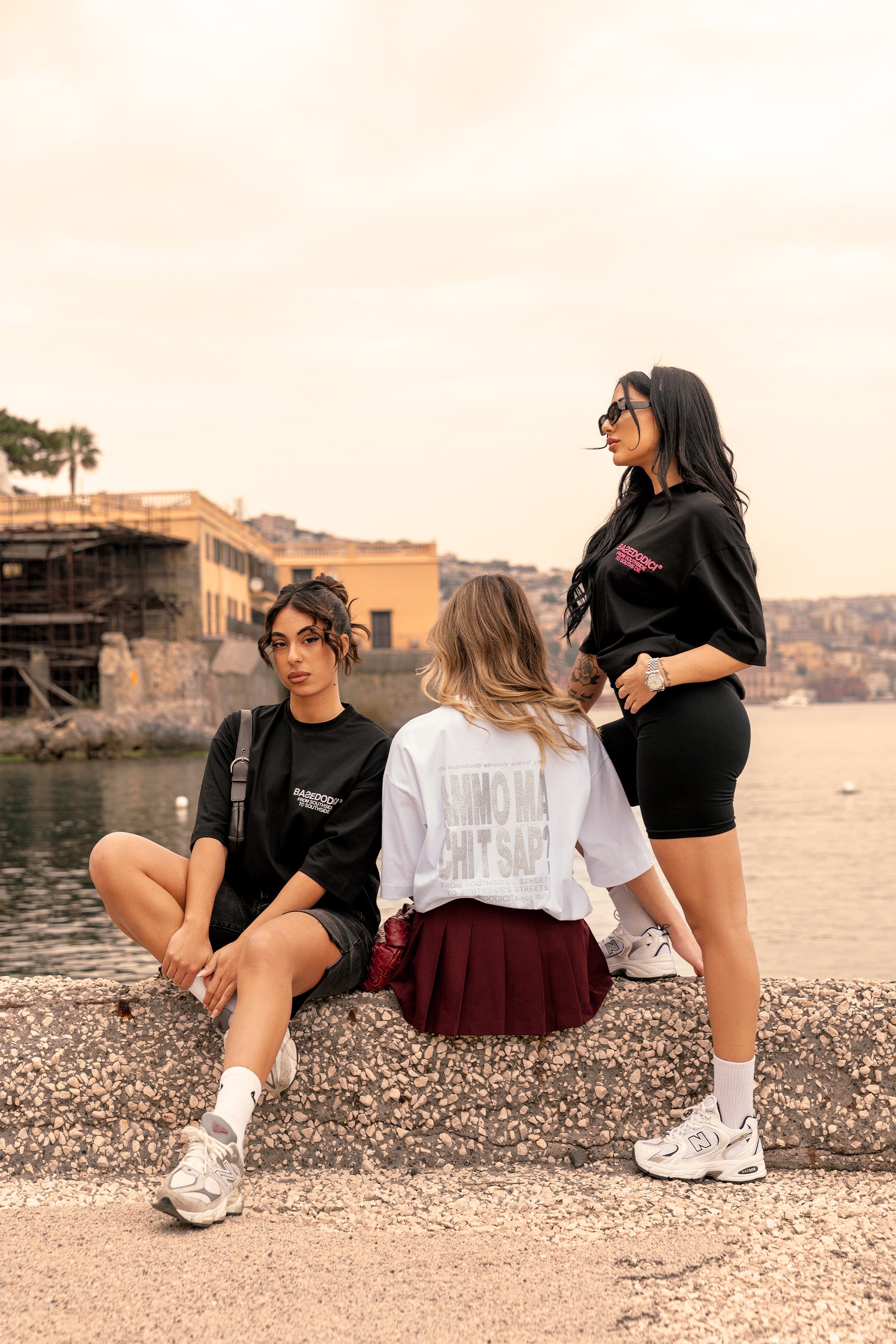 “AMMO” CHI'T'SAP White/Glitter T-Shirt