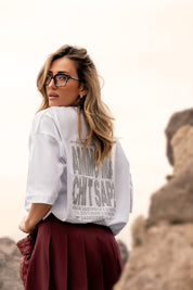 “AMMO” CHI'T'SAP White/Glitter T-Shirt