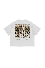 “AMMO” CHI'T'SAP T-Shirt White/Animalier Yellow