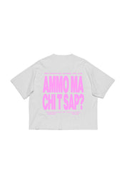 “AMMO” CHI'T'SAP T-Shirt White/Pink