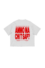“AMMO” CHI'T'SAP T-Shirt White/Red