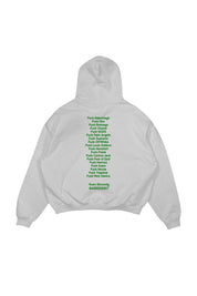 Hoodie "NEW_FCK" OG White/Green