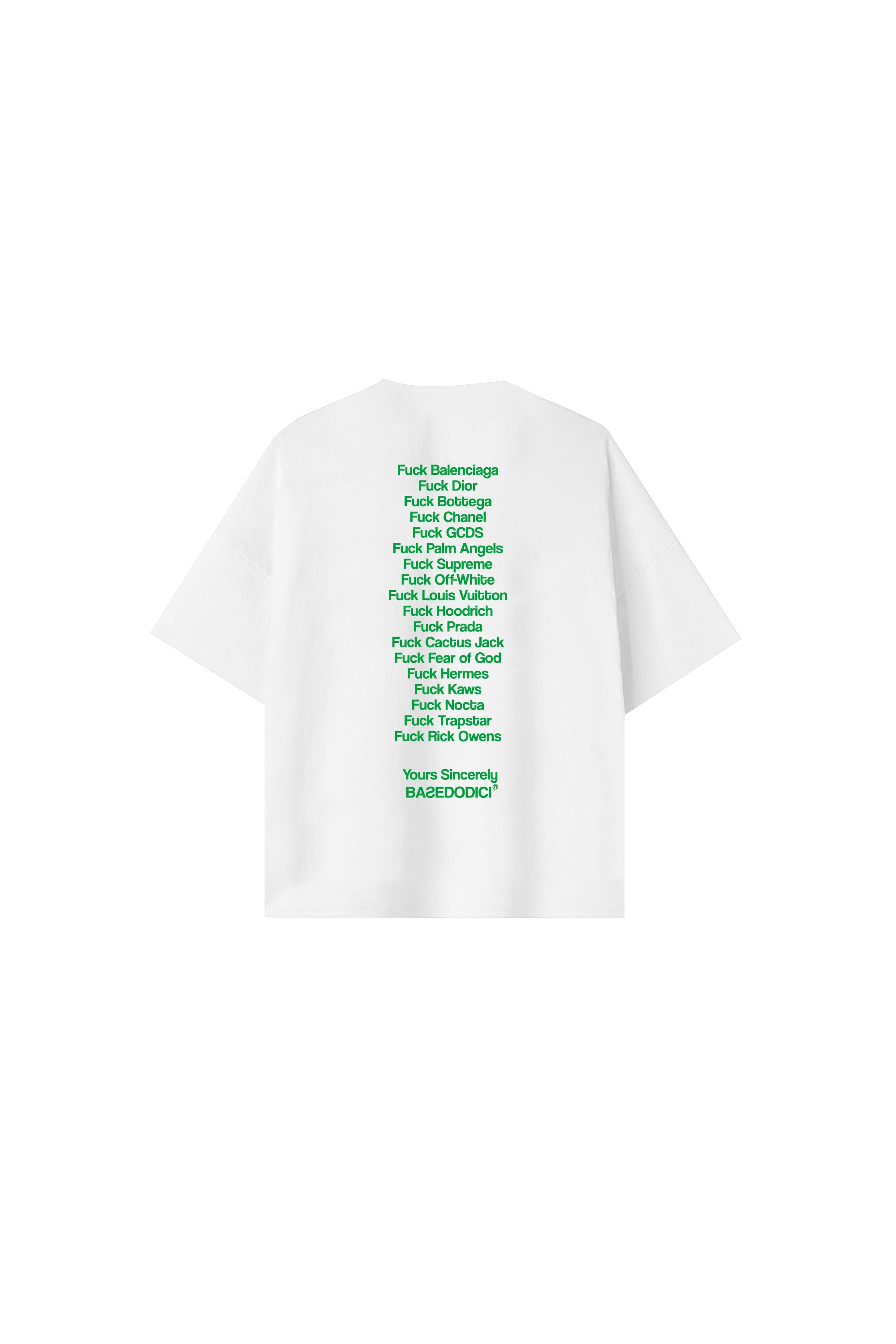 Over T-Shirt “RESORT” Fck OG White/Green