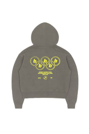 Zip Hoodie “CRUEL SEASON” Italiano Grey