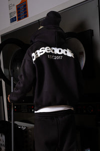 Full Zip “COMFY” Back Logo Black/White