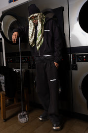 Full Zip "COMFY" Back Logo Black/White