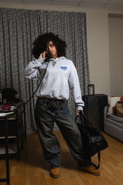 Hoodie "WORLD TOUR" Diplomatic Immunity AshGrey