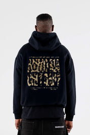 Hoodie “AMMO” CHI'T'SAP Black/Animalier Yellow