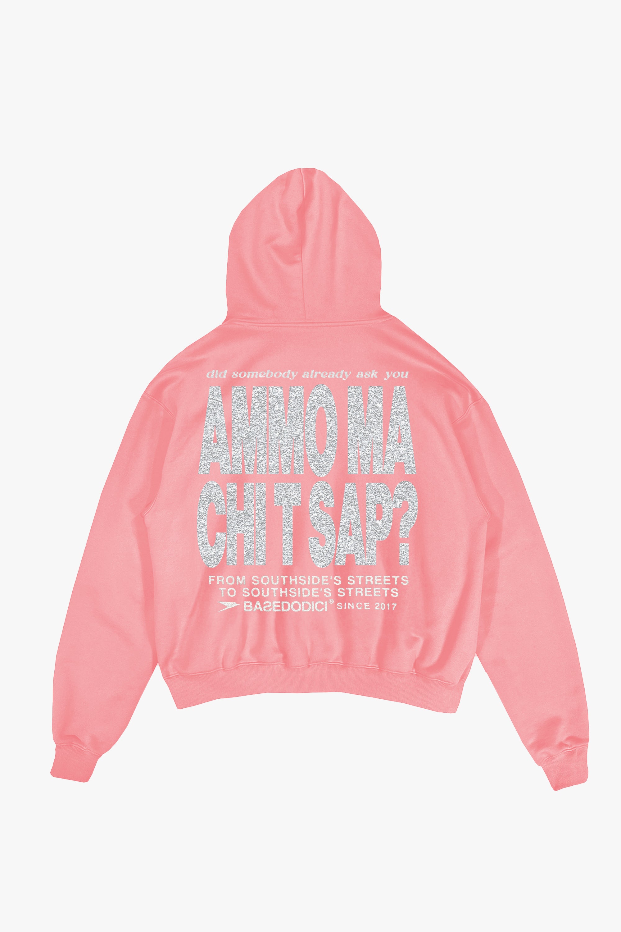 "AMMO" CHI'T'SAP Hoodie Glitter Pink