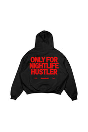 Hoodie “BASEDODICIxHYPE” Nightlife Black