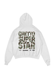 Hoodie “CRUEL SEASON” Ghetto White