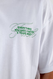 Over T-Shirt “RESORT” Fck OG White/Green