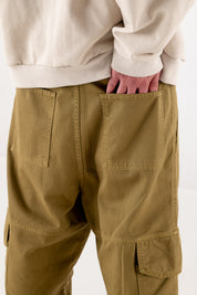 Cargo Pants “DE LA RUE À LA RUE” TheBasic Green