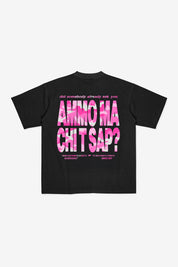 “AMMO” CHI'T'SAP T-Shirt Black/Camo Pink