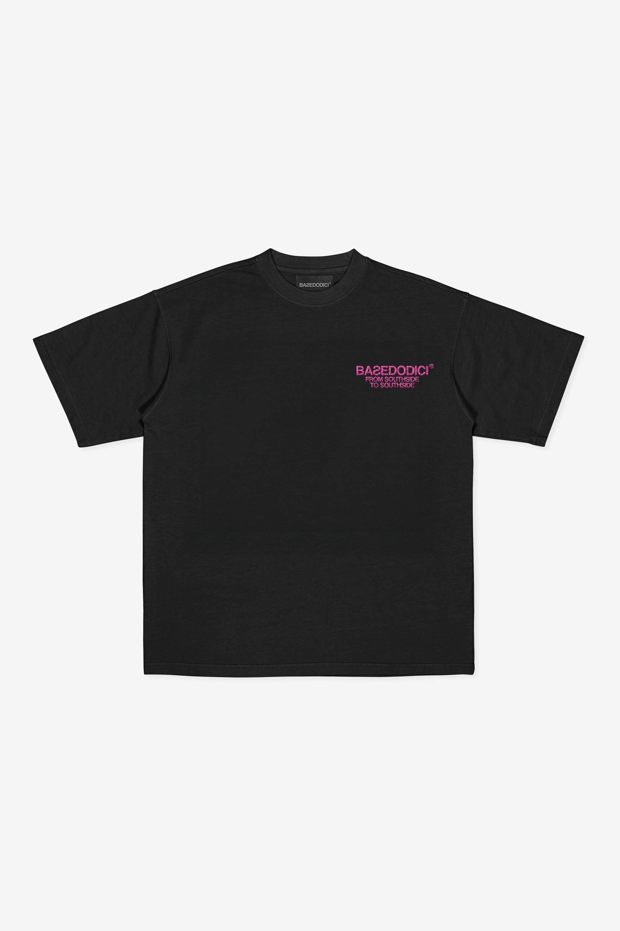 “AMMO” CHI'T'SAP T-Shirt Black/Glitter Bubble Pink