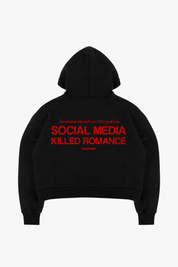 Full Zip "KILLED ROMANCE" Black/Red