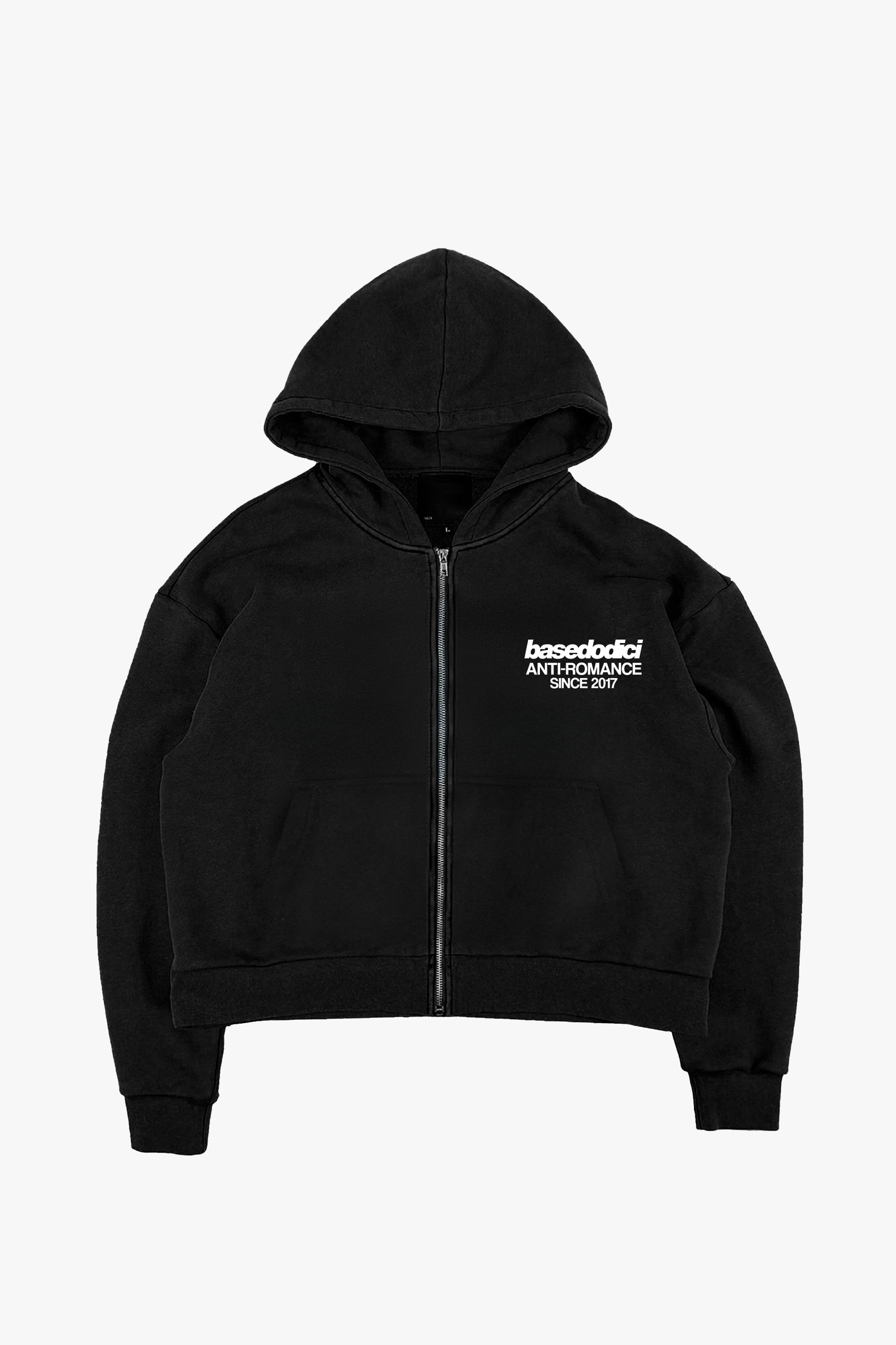 Full Zip "KILLED ROMANCE" Black/White