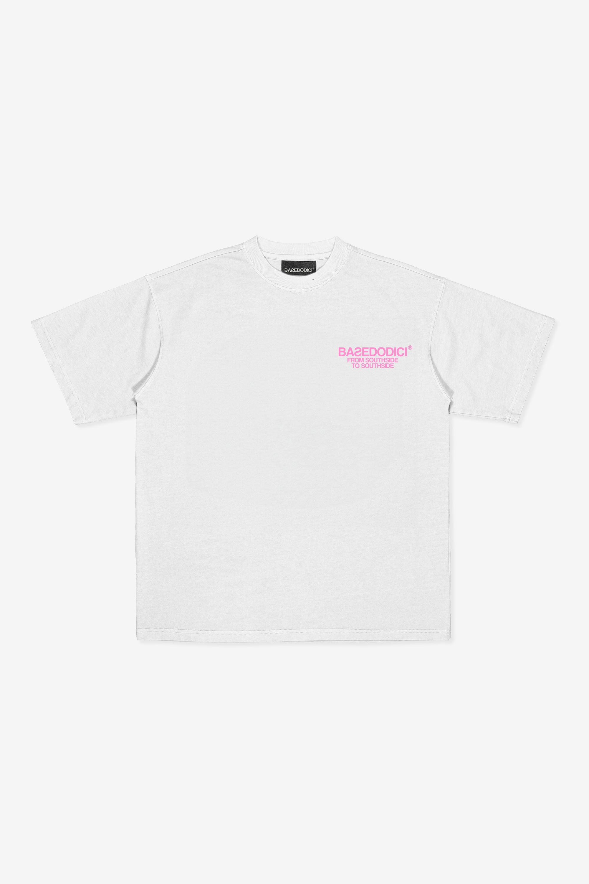 “AMMO” CHI'T'SAP T-Shirt White/Flamingo