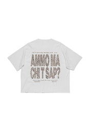 “AMMO” CHI'T'SAP White/Glitter T-Shirt