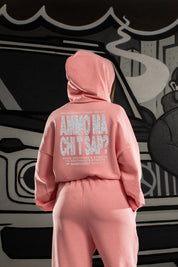 "AMMO" CHI'T'SAP Hoodie Glitter Pink