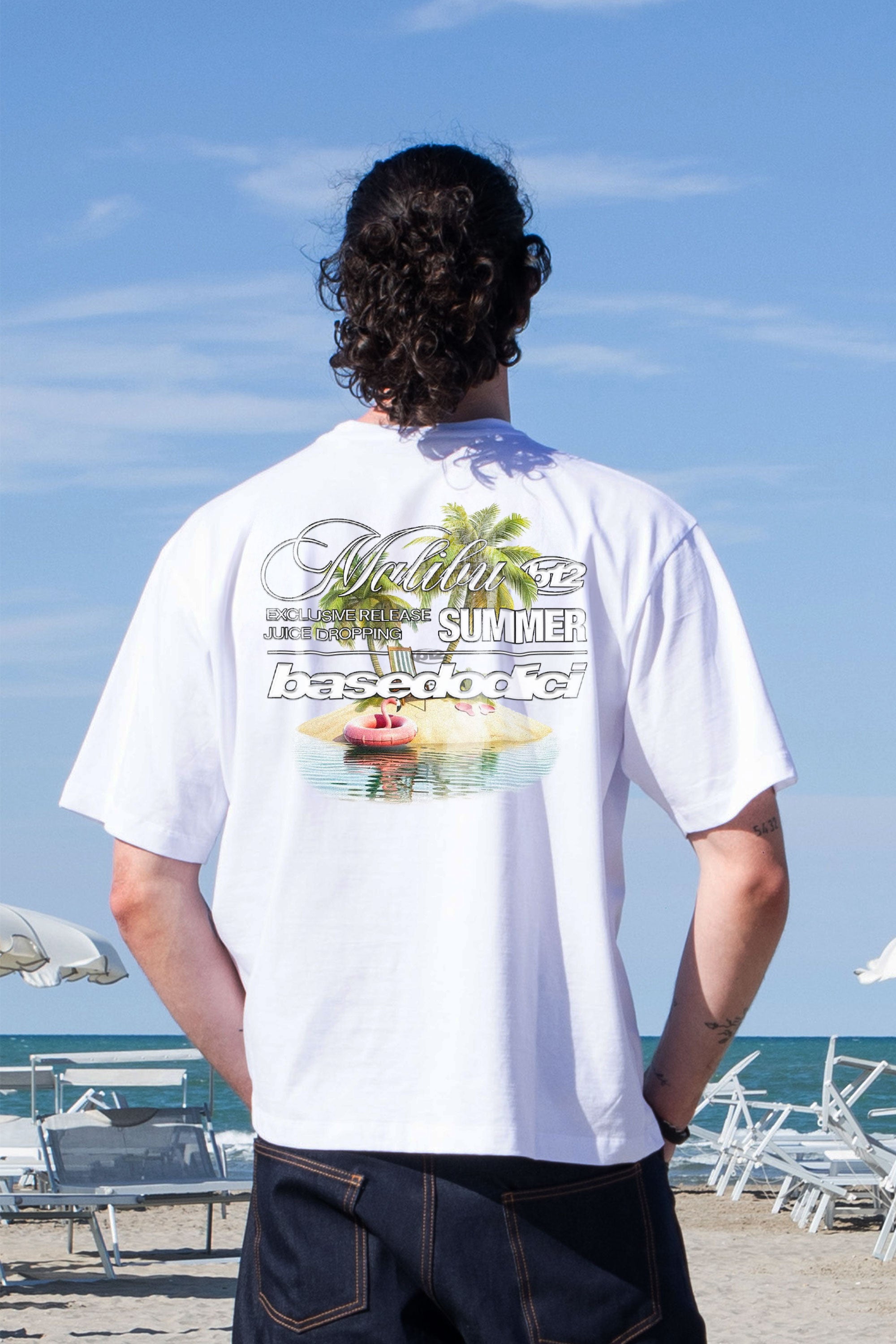 T-Shirt "IBIZA" Island White