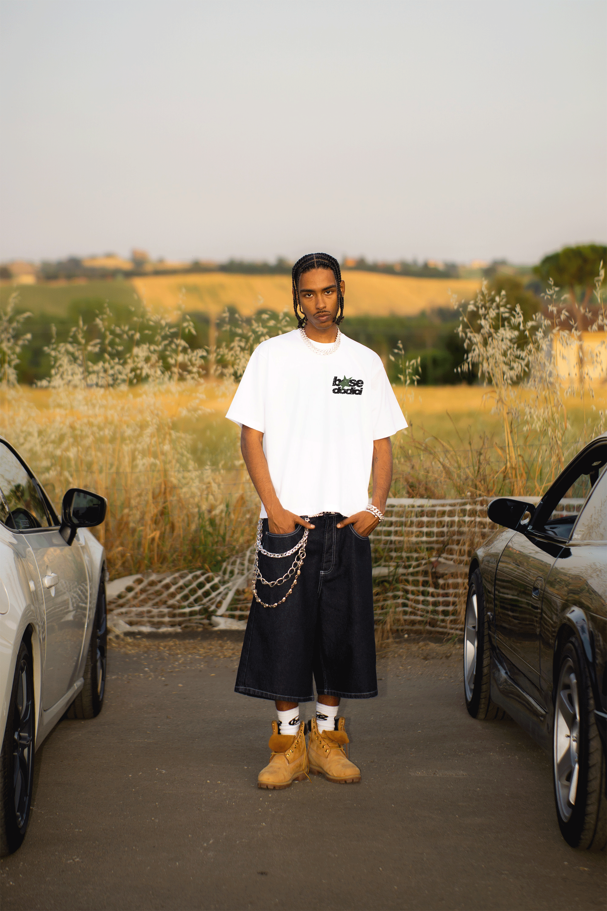 T-Shirt “LIVE FAST” Money Wasted White