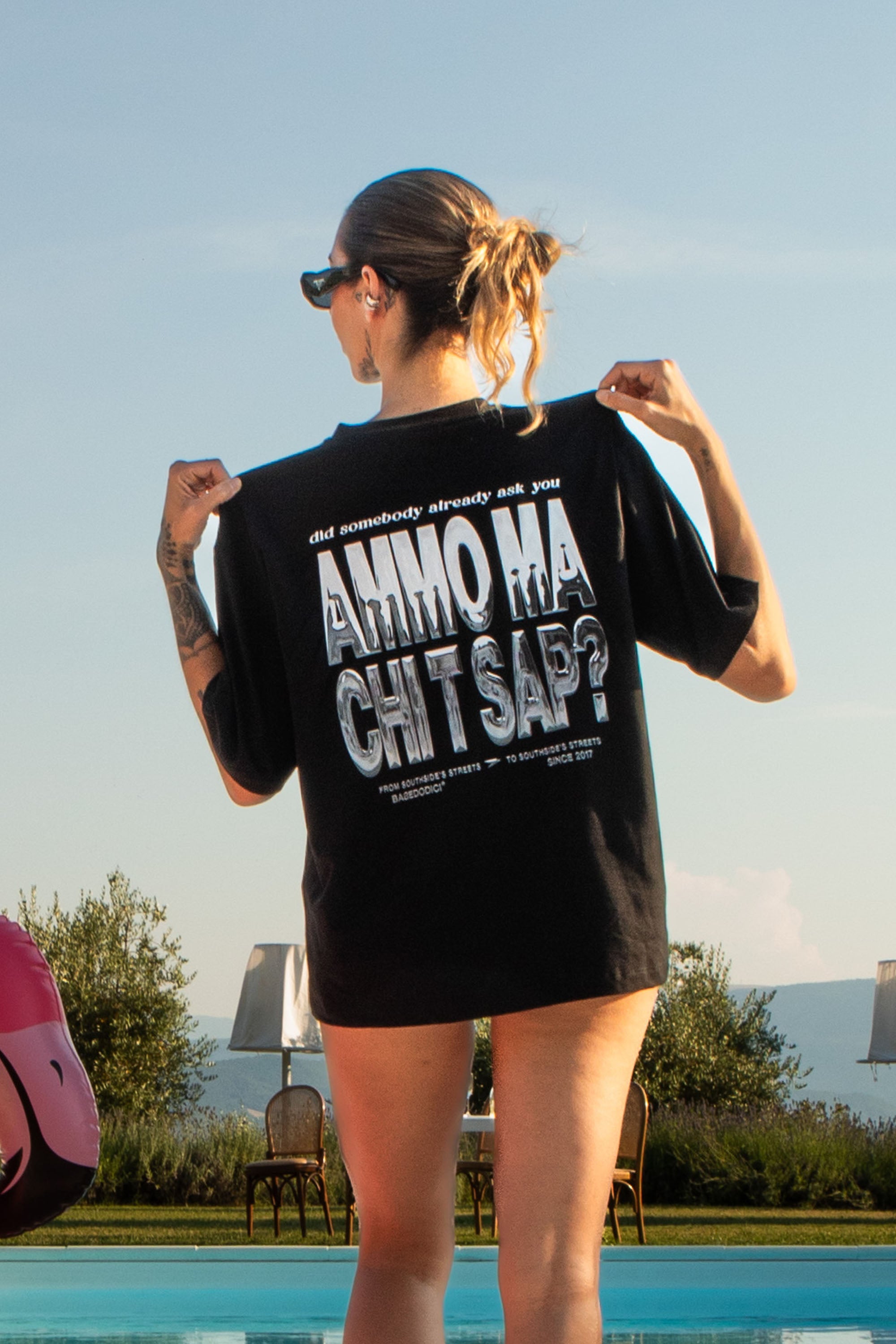 “AMMO” CHI'T'SAP T-Shirt Black/Chrome