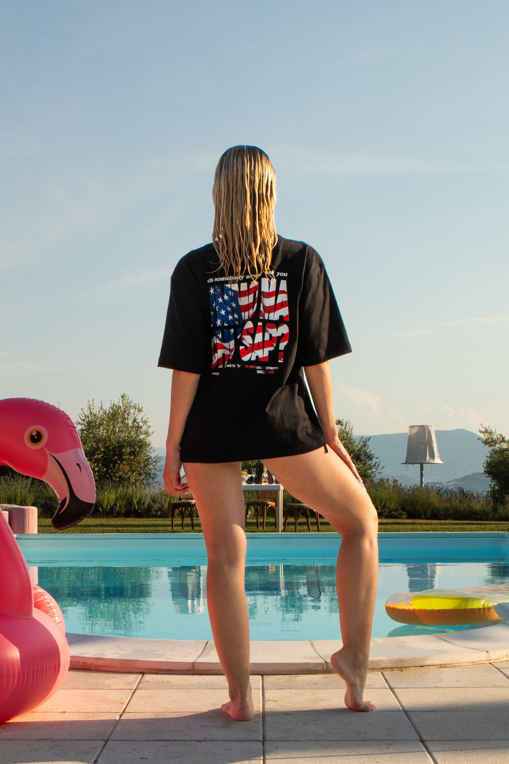 “AMMO” CHI'T'SAP T-Shirt Black/America