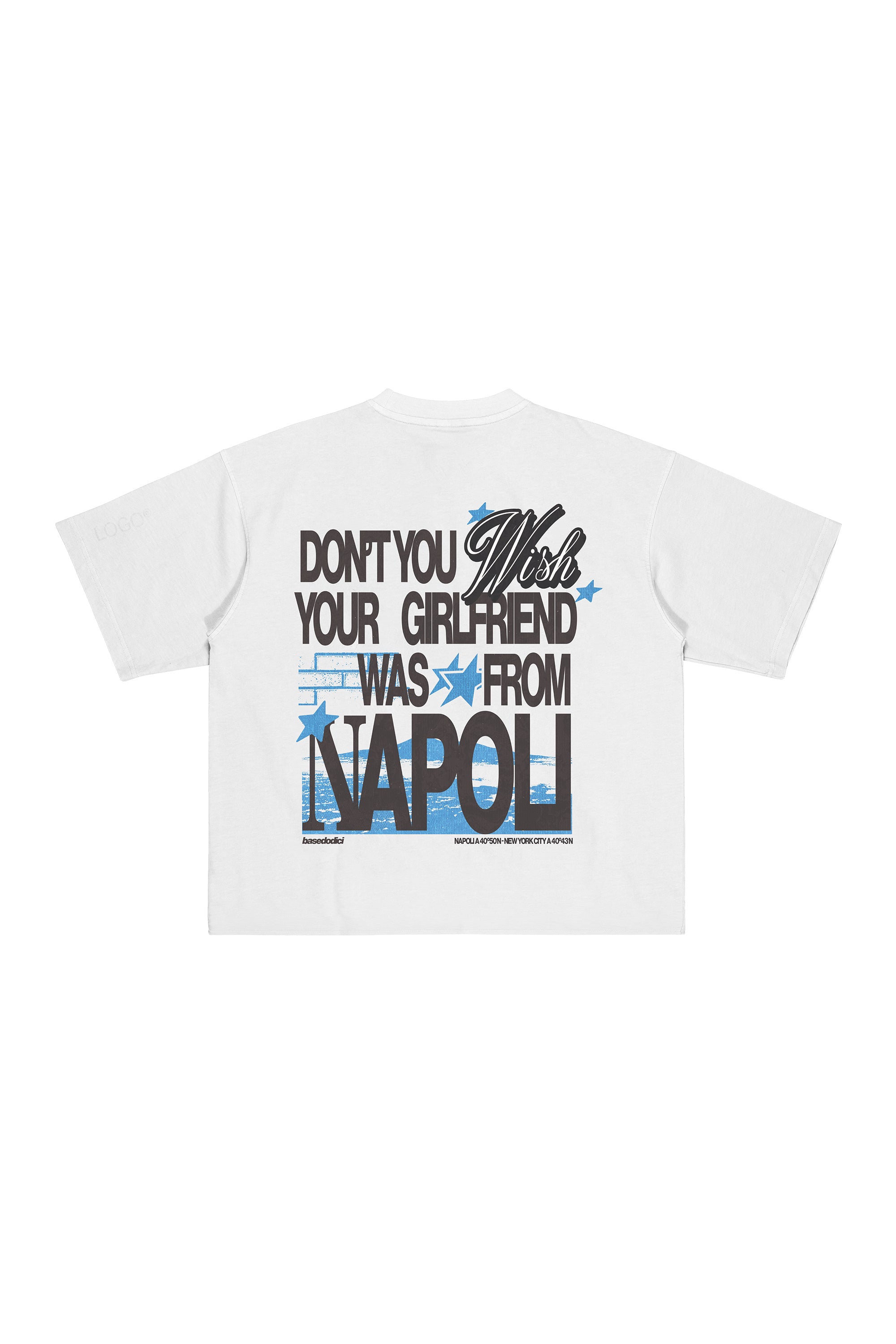“WISHYOUR” T-Shirt Girlfriend White