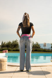 Baby Tee "DIVA" Invidiose Chic Black