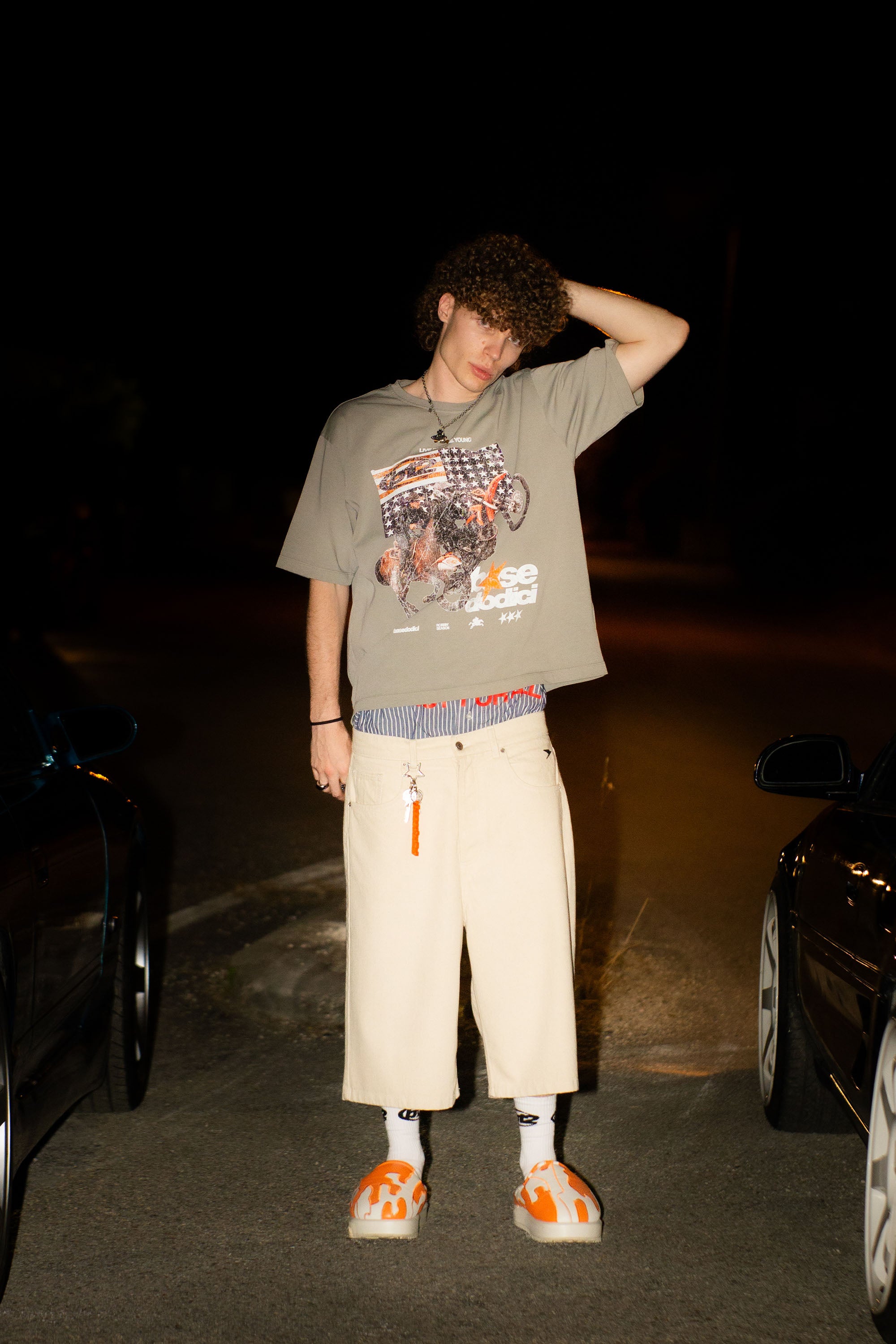 T-Shirt “LIVE FAST” Furious Grey