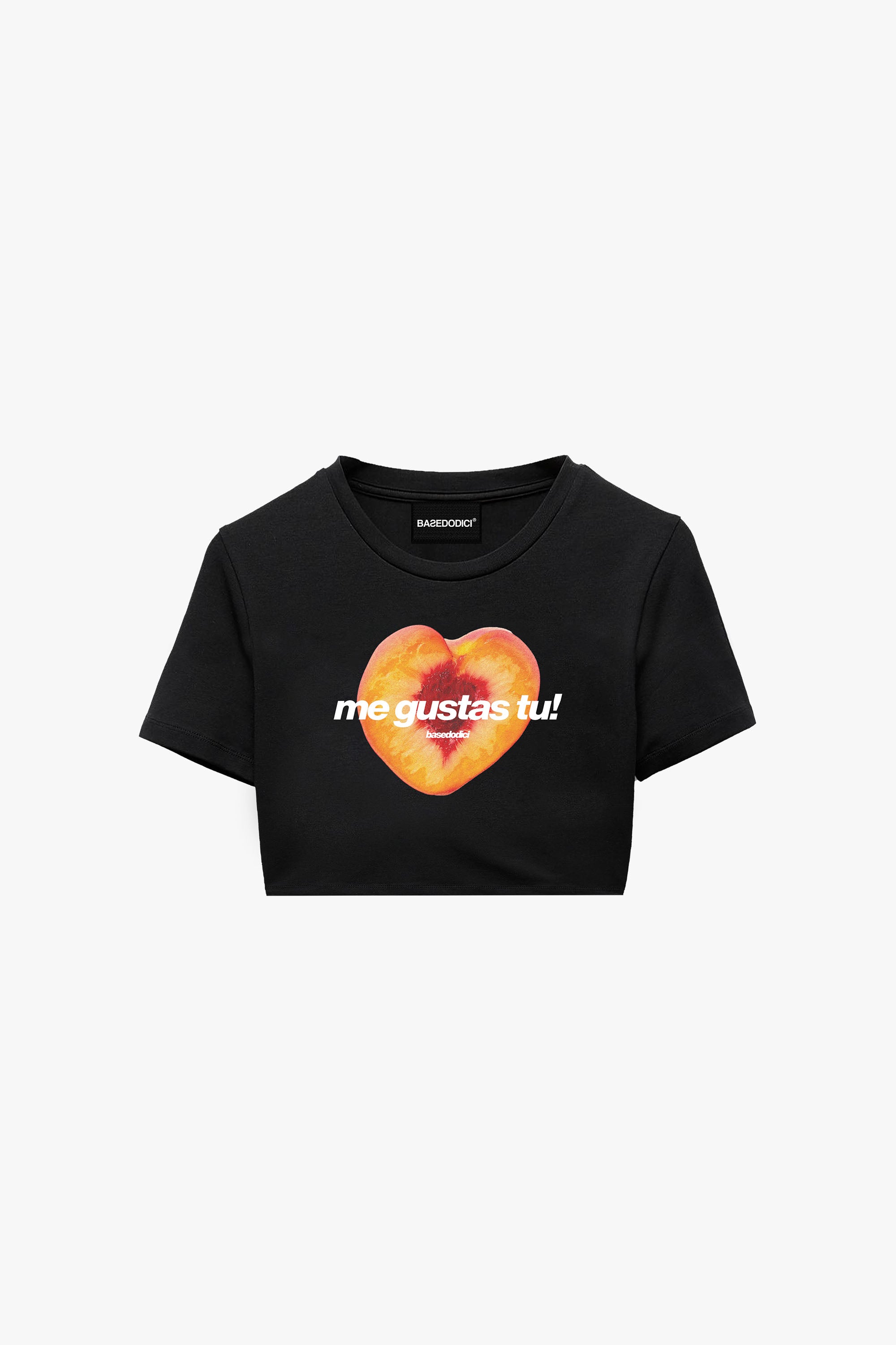 Baby Tee "DIVA" MeGustasTu Black
