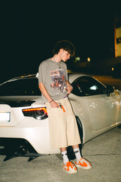 T-Shirt “LIVE FAST” Furious Grey