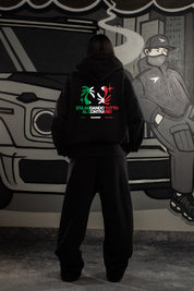 Hoodie "SAMURAIJAYxBASEDODICI" TuttoSbagliato Black/ITA